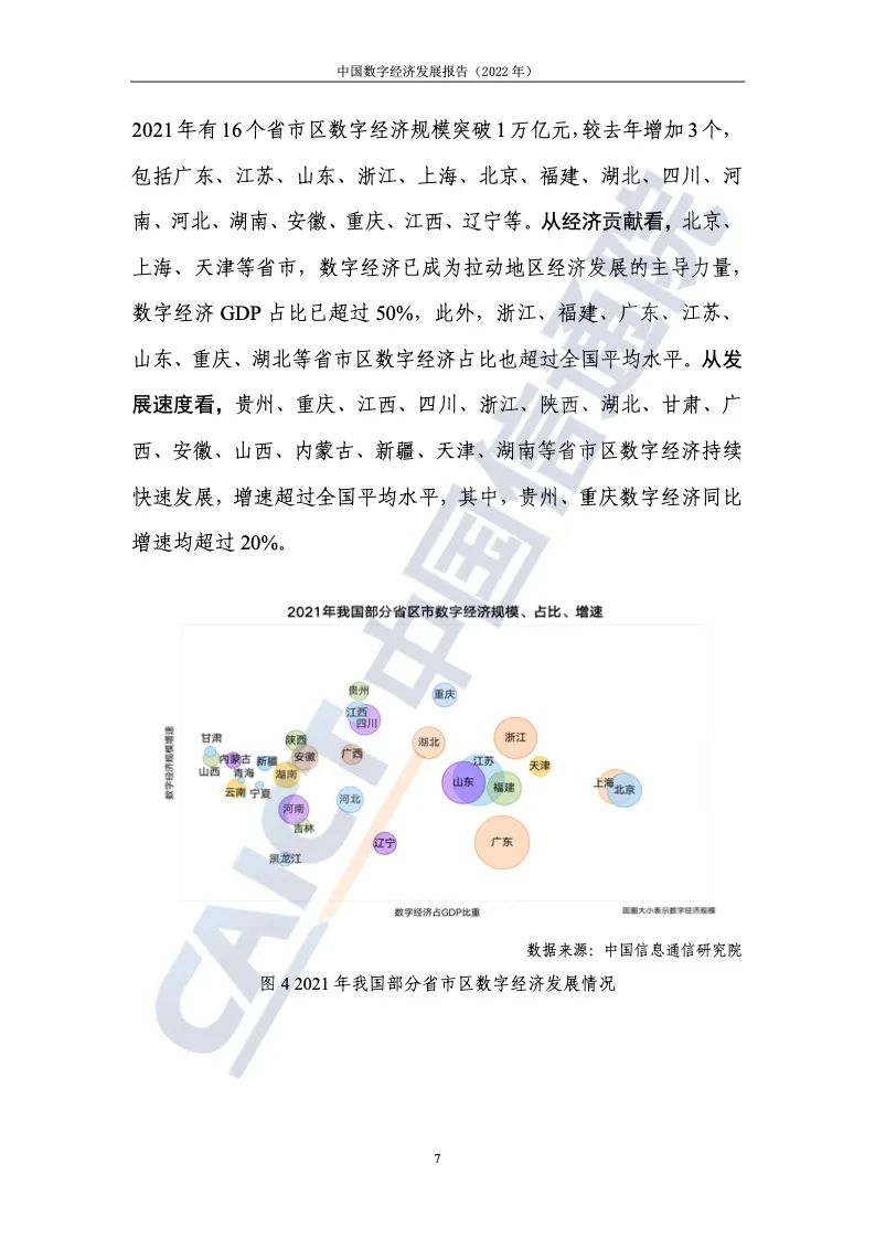 中国信通院：2022年中国数字经济发展报告