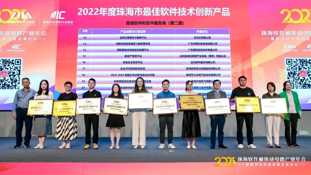 2022珠海软件和集成电路产业年会召开 GA黄金甲软件揽获5项大奖