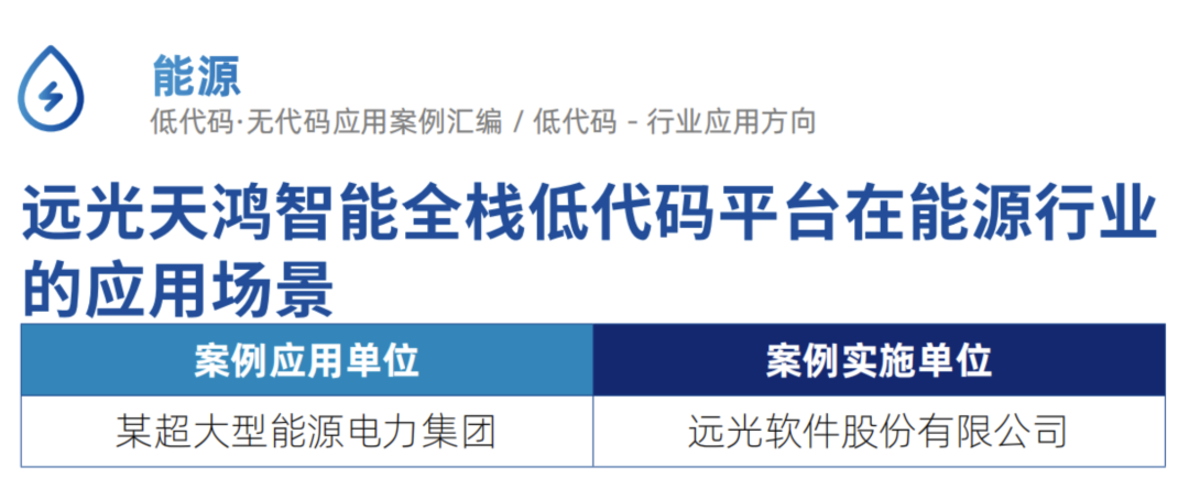 GA黄金甲天鸿智能全栈低代码平台入选《2023低代码·无代码应用案例汇编》